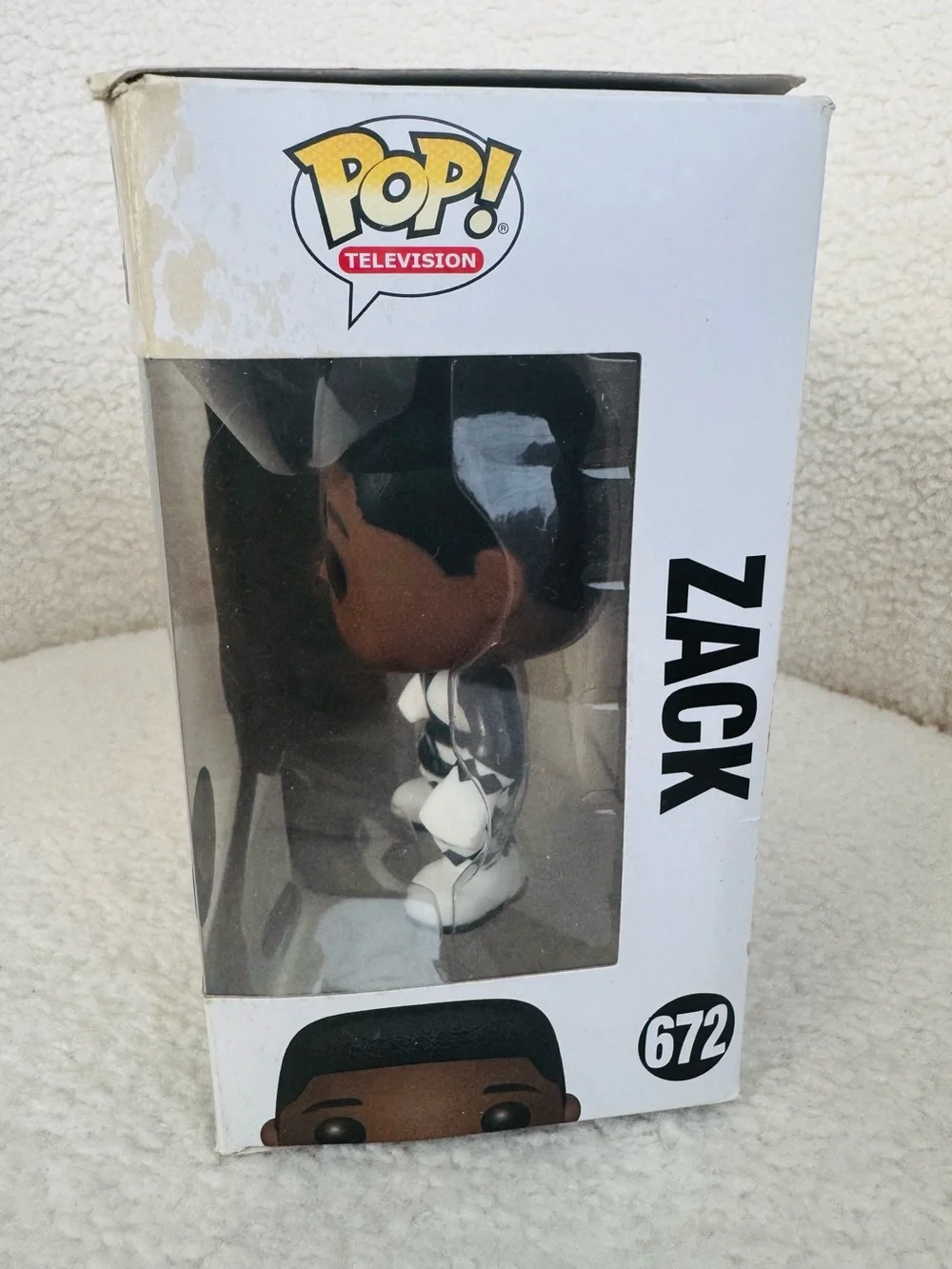 Funko Pop! Television Power Rangers Zack Black and White Vinyl Figure #672